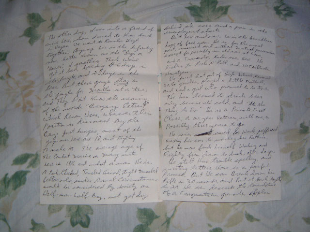 Mike Cupp Letter pages 3 and 4